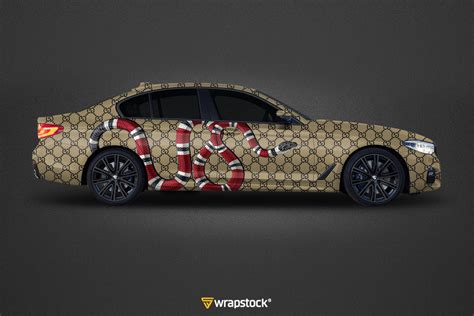 gucci vinyl car wraps.